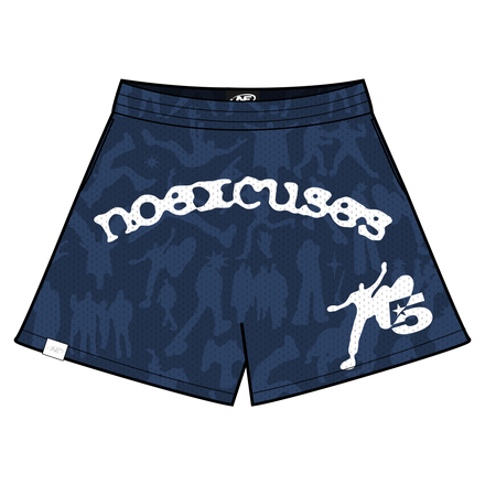 *5star mesh shorts navyblue