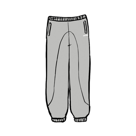 *baggy baggy jogger ash grey